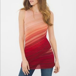 White House Black Market Ombré Sweater Tunic